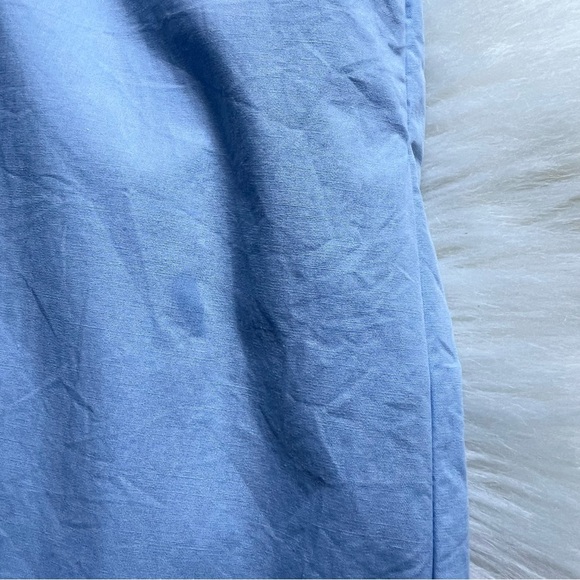 DINT Long Sleeve Dress Sz L Boho Midi Shirt Oversized Ruffle Lace Embroidery - Picture 9 of 17